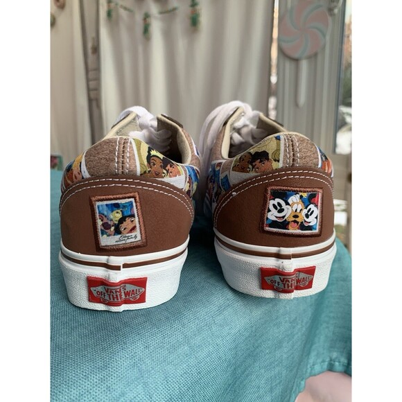 Vans x Disney 100th Scrapbook Old Skool Skate Sneakers Shoes Mens 6.5 Women’s 8 - Picture 10 of 13